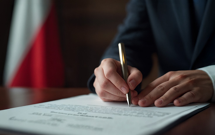 Prezydent podpisał nowelizację VAT dotyczącą KSeF