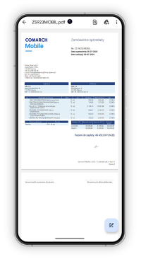 comarch erp mobile sprzedaż