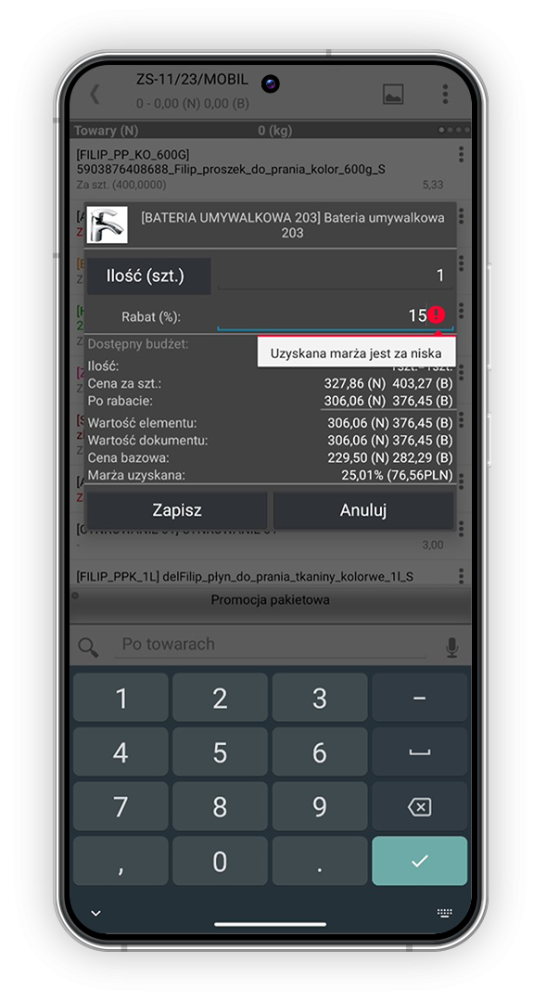 comarch erp mobile sprzedaż