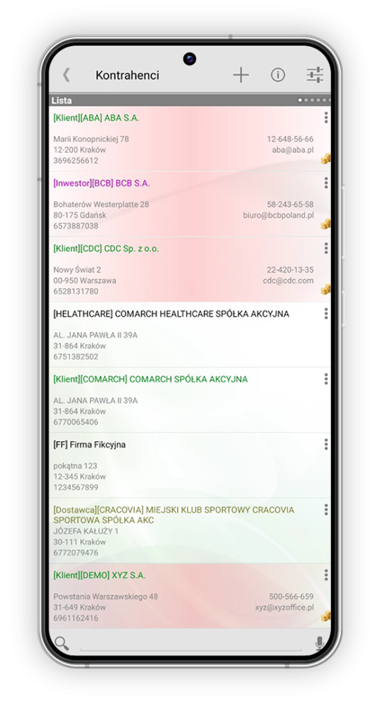 comarch erp mobile sprzedaż