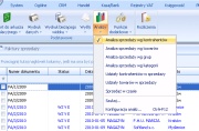 Dostęp do menu Analiz Comarch OPT!MA