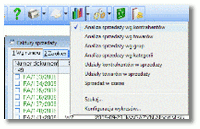 lista analiz menu kontekstowego lista analiz menu kontekstowego