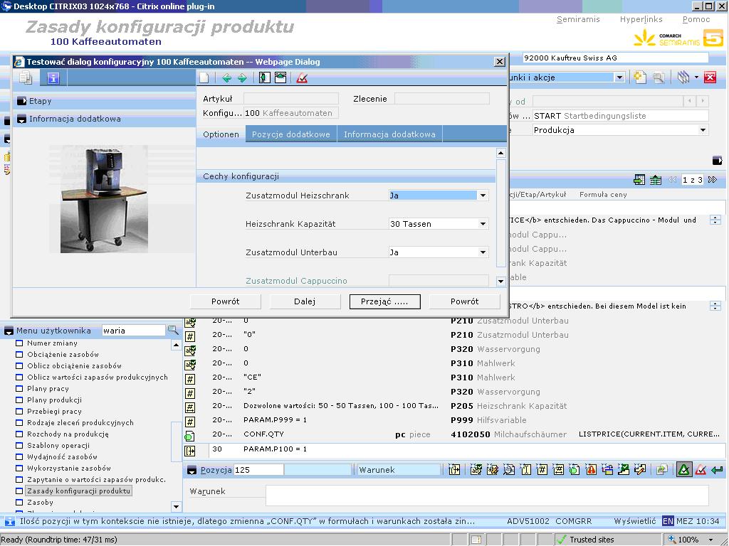 Konfigurator produktu