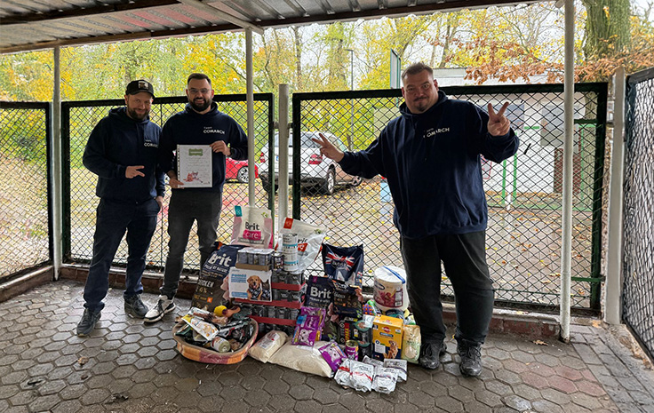 Podwoiliśmy dobro! Ponad tona karmy dla potrzebujących zwierzaków
