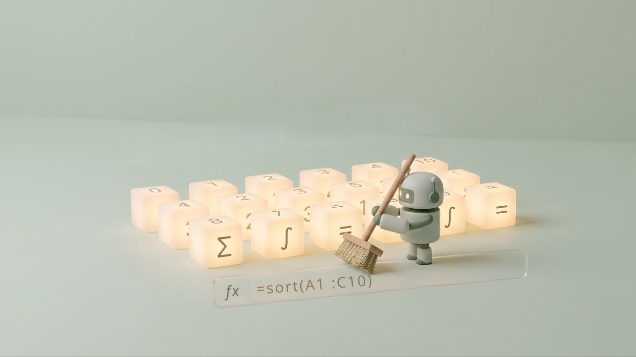 AI Robot cleaning qwerty keyboard