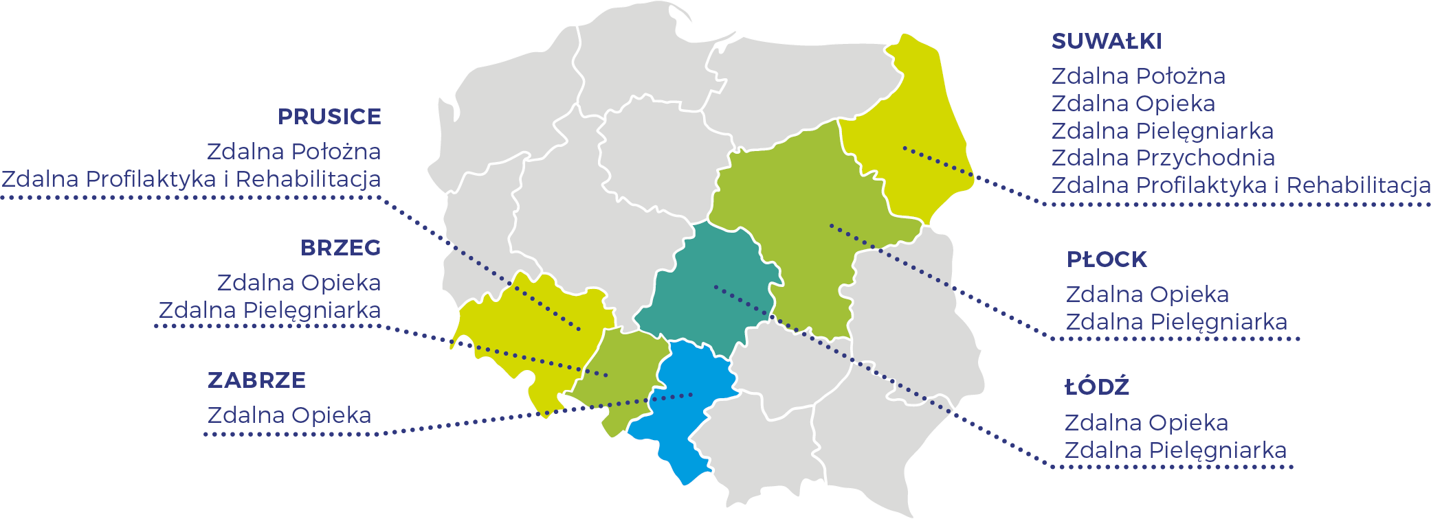 Miasto Zdrowia - platformy regionalne