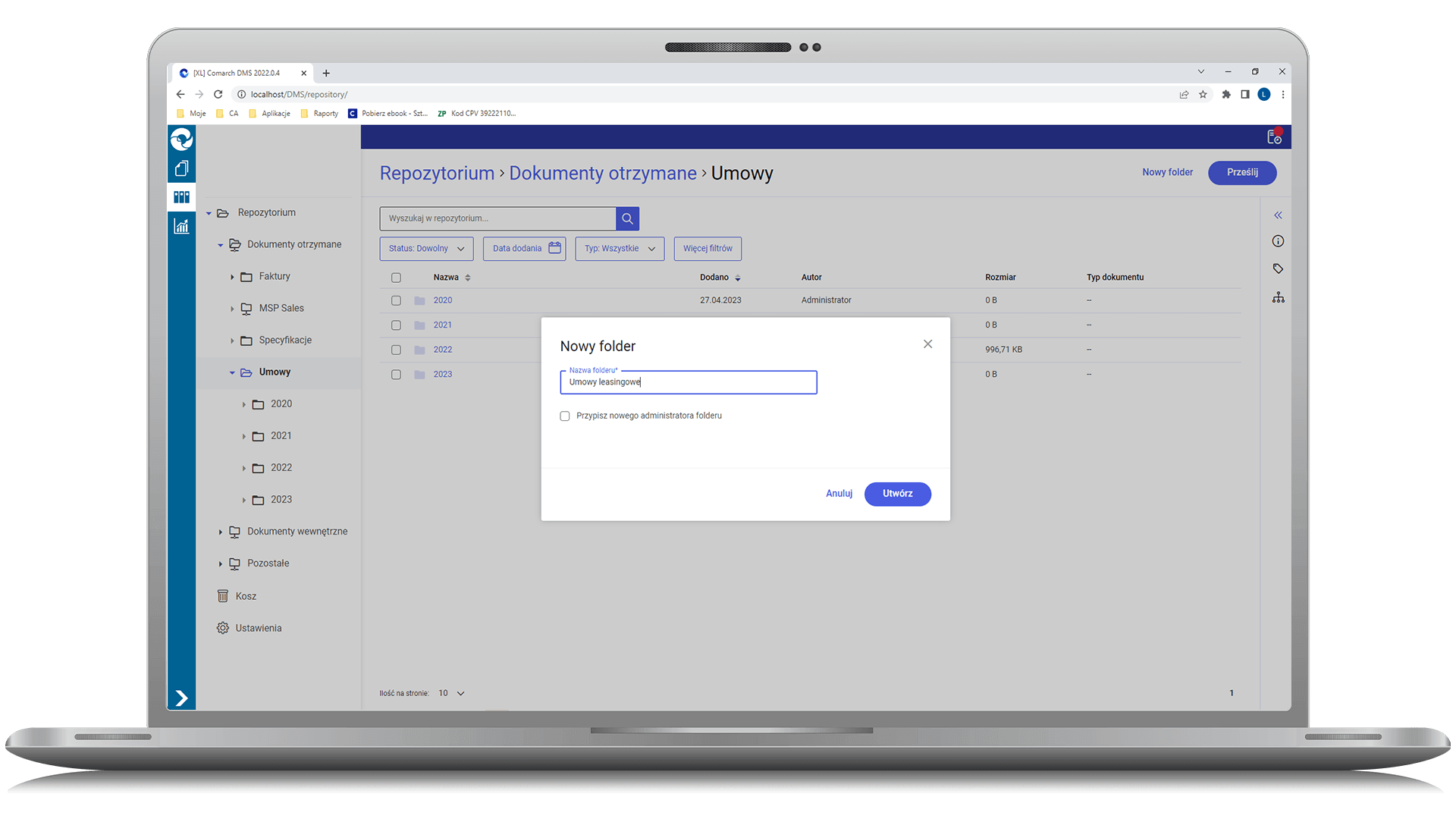 Elektroniczne archiwum dokumentów Comarch DMS