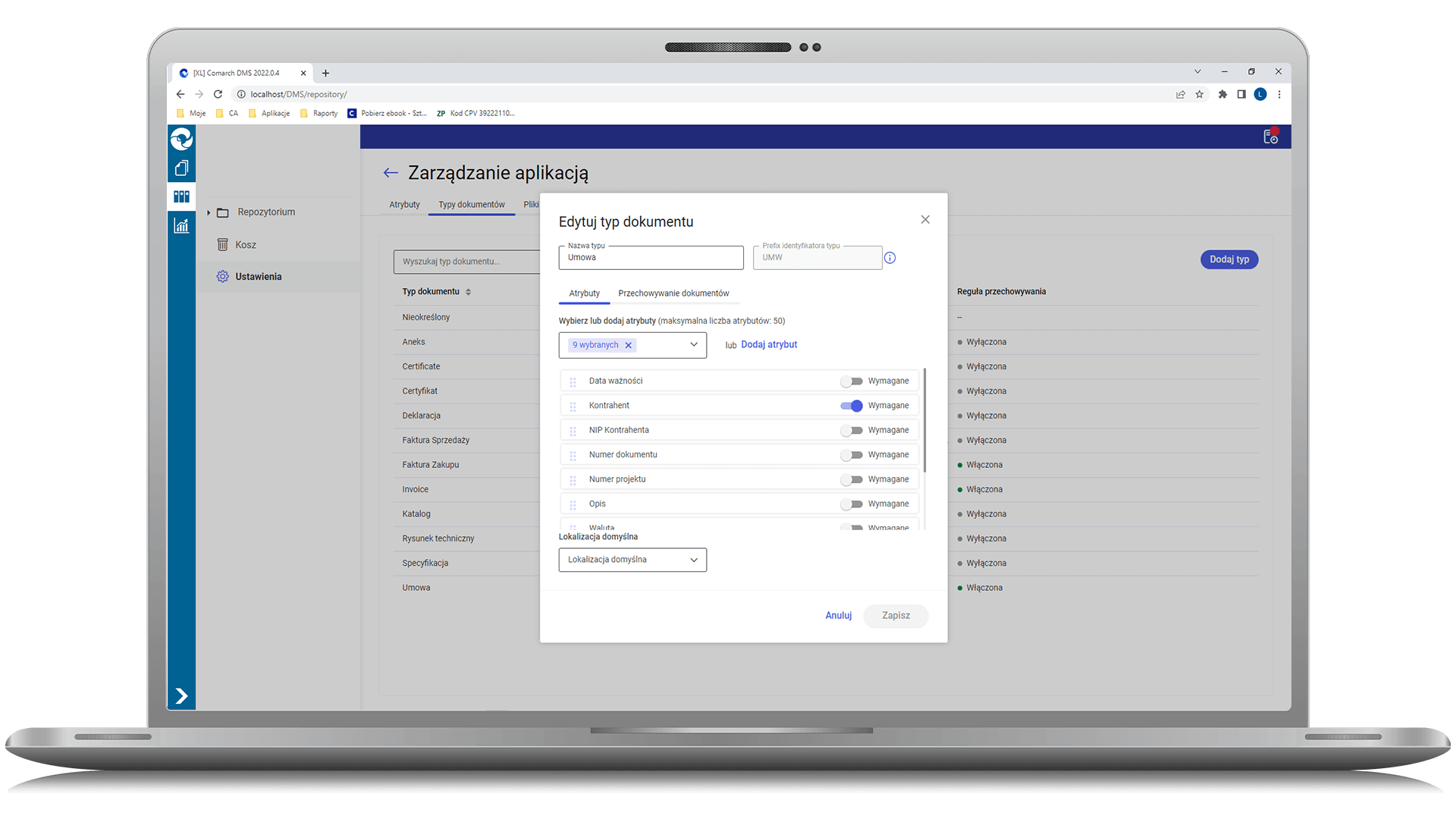 Elektroniczne archiwum dokumentów Comarch DMS