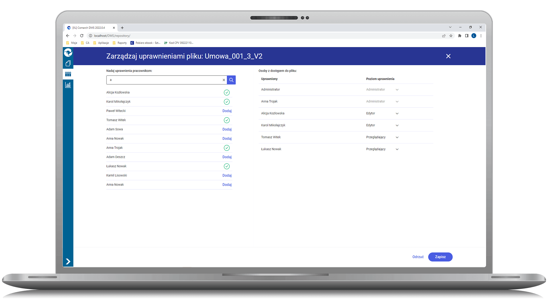 Elektroniczne archiwum dokumentów Comarch DMS