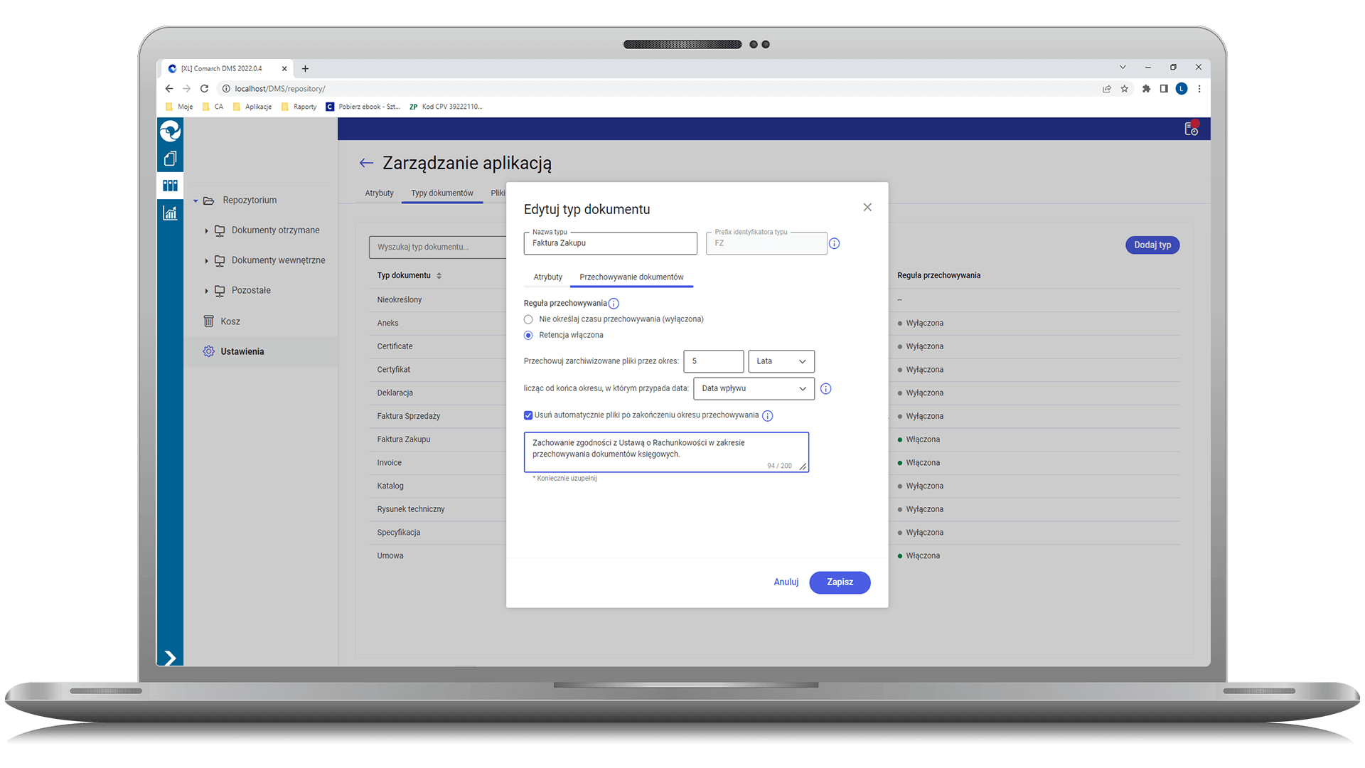 Elektroniczne archiwum dokumentów Comarch DMS