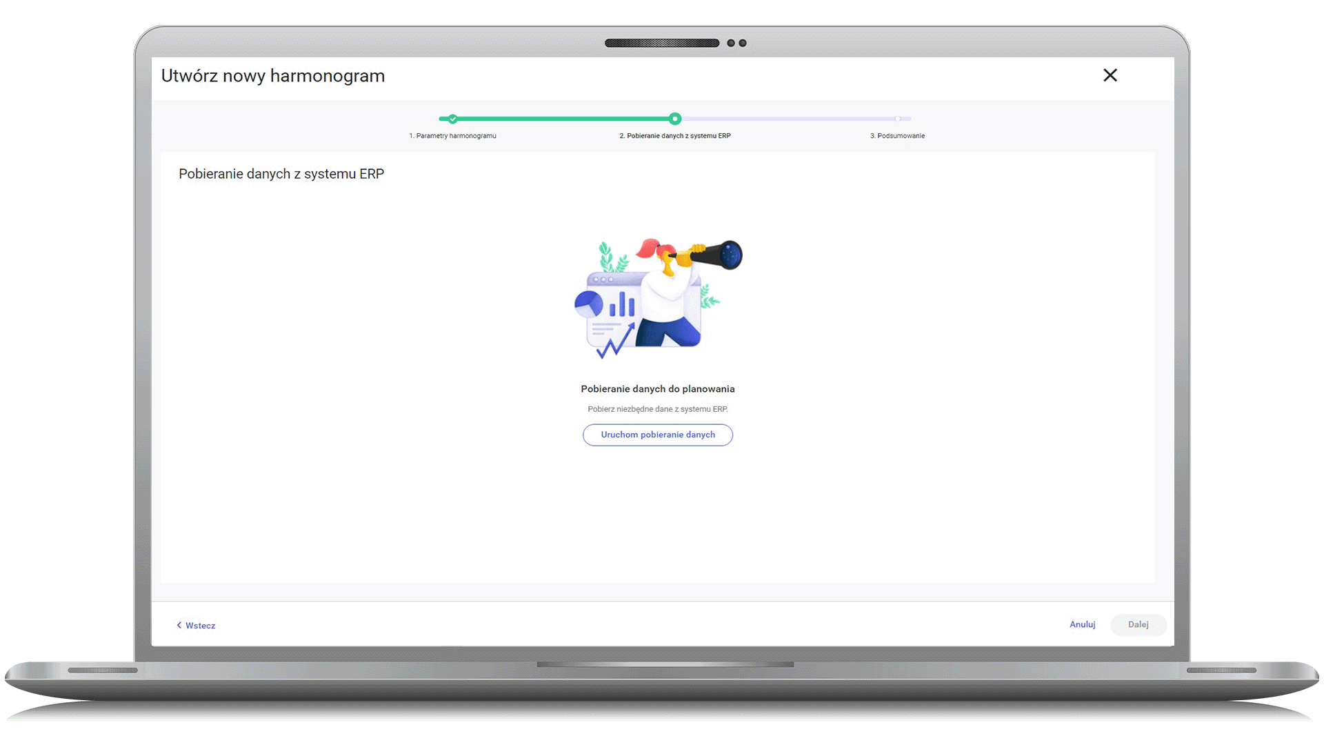 APS - Interfejs - wysyłka harmonogramu produkcji do systemu ERP