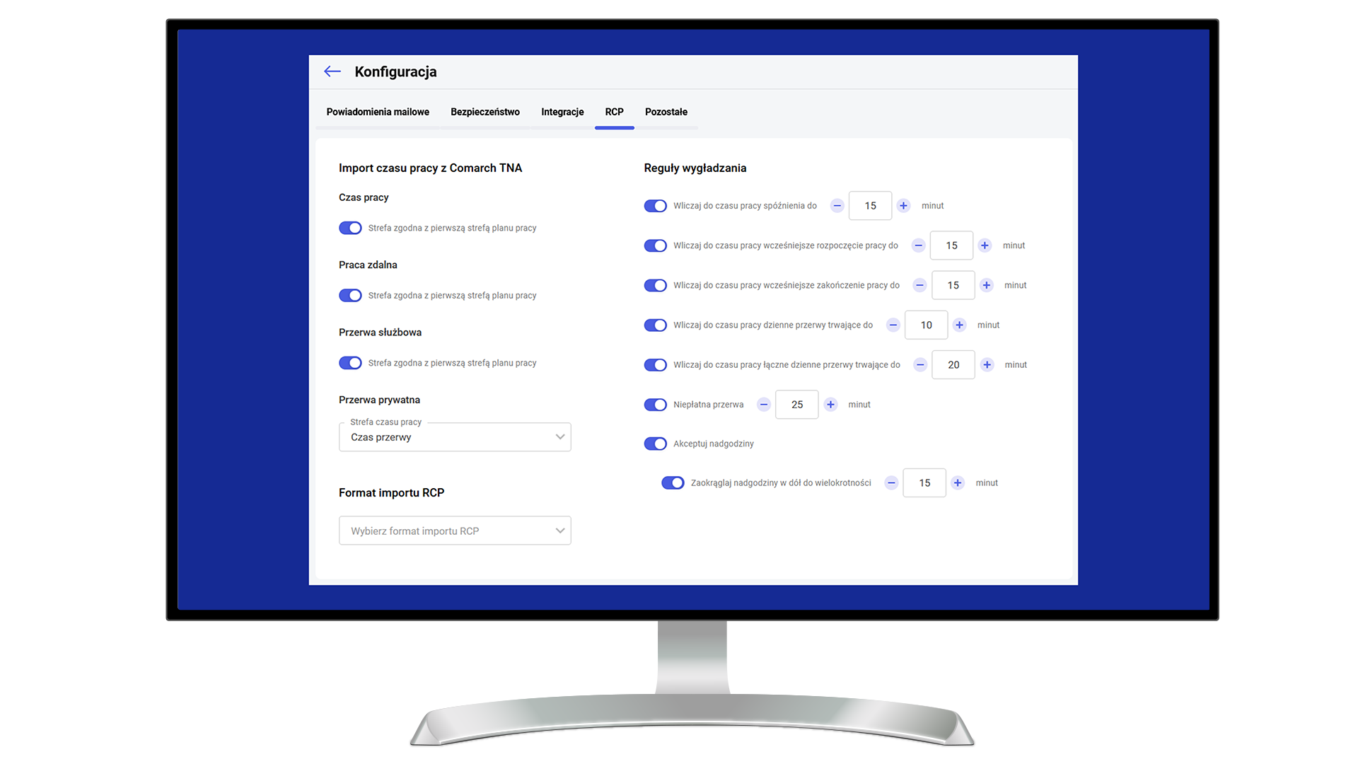 programy kadrowo-płacowe ERP - Rejestracja czasu pracy w programie kadrowym