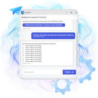 asystent ai chat - okno aplikacji ChatERP