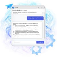 asystent ai chat - okno aplikacji ChatERP