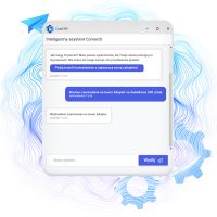 asystent ai chat - okno aplikacji ChatERP