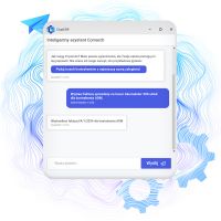 asystent ai chat - okno aplikacji ChatERP