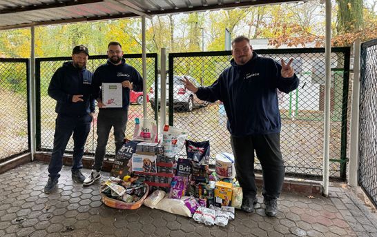 Podwoiliśmy dobro! Ponad tona karmy dla potrzebujących zwierzaków