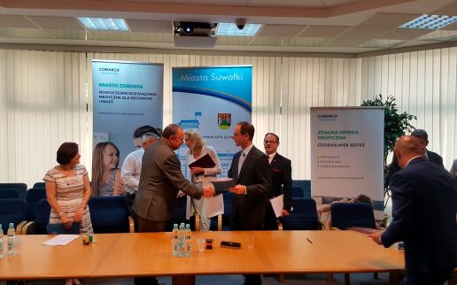 Uruchomienie platformy teleinformatycznej „Miasto Zdrowia” w Suwałkach 