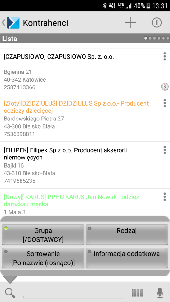 aplikacja zakupowa