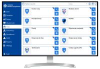 planowanie tras przedstawicieli handlowych - interfejs programu