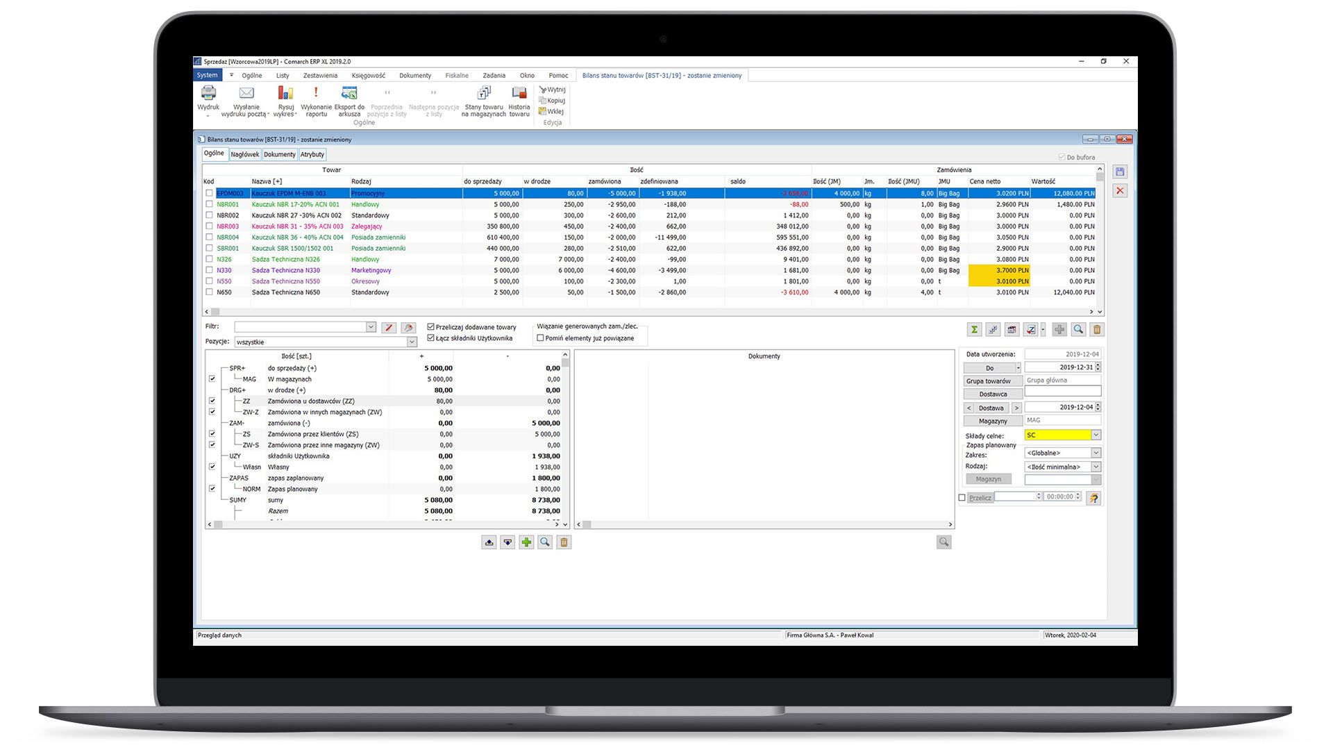 oprogramowanie dla handlu ERP XL - erp dystrybucja i handel