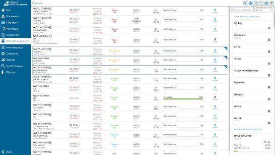 comarch wms - Usprawnienia dla dyspozytorów