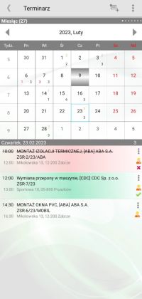 program do obsługi serwisu