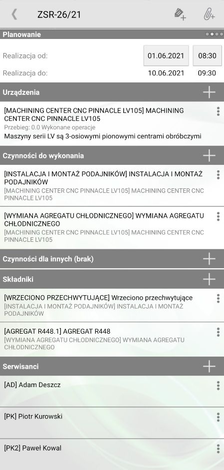 program dla serwisantów