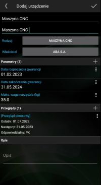 program do prowadzenia serwisu