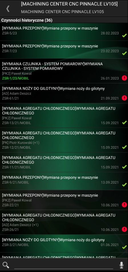 program do obsługi serwisu