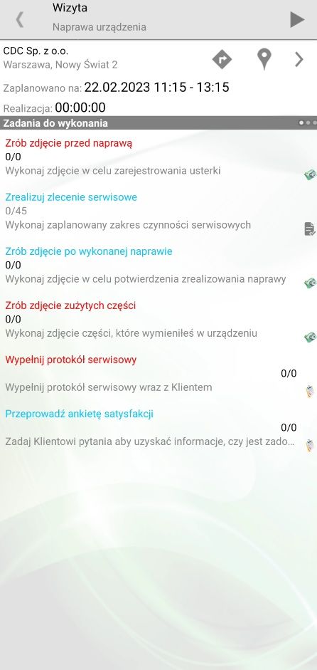 program dla serwisantów