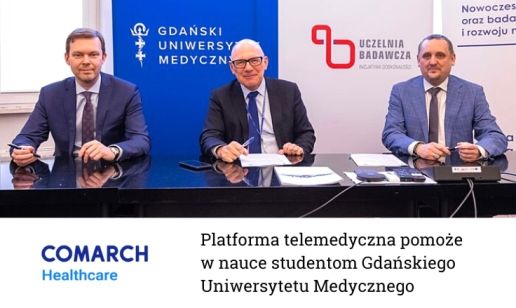 Nowoczesna platforma telemedyczna pomoże w nauce studentom Gdańskiego Uniwersytetu Medycznego