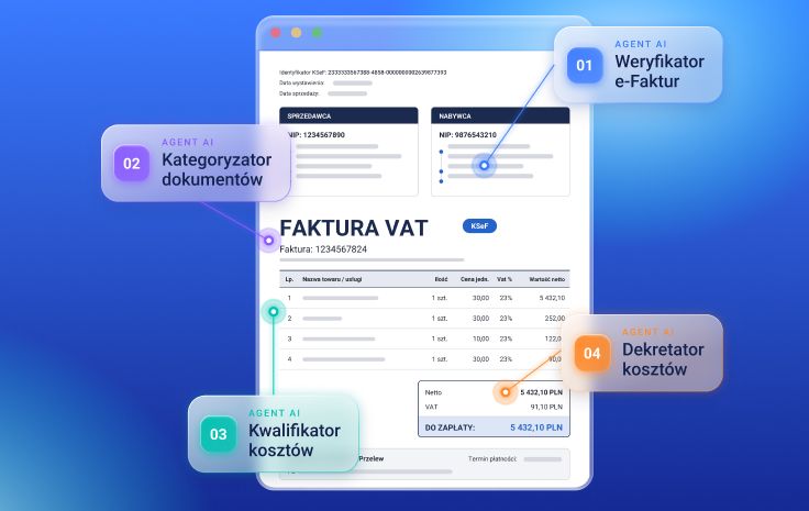 Automatyczne księgowanie faktur z KSeF: jak agenci AI w Comarch ERP Optima przygotowują dekret do akceptacji?