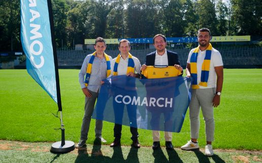 Comarch został oficjalnym sponsorem wicemistrza Belgii - Royal Unions Saint-Gilloise 