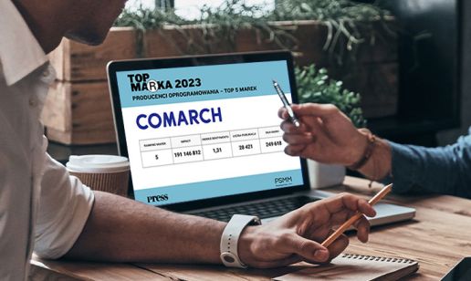 Comarch w ścisłej czołówce rankingu Top Marka wśród producentów oprogramowania!
