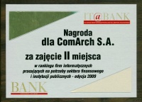 Ranking Firm Informatycznych IT@BANK 2009